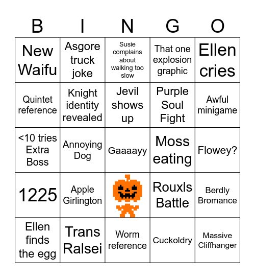 Ellen Hourai's Deltawuuune CH5 Bingo! Bingo Card