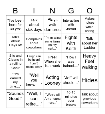 Summer Cleaning Bingo! Bingo Card