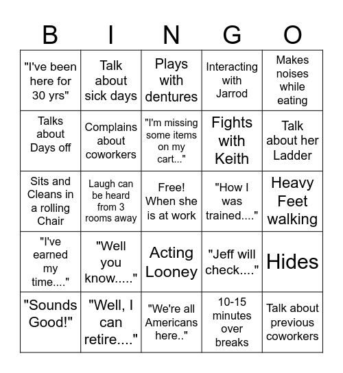 Summer Cleaning Bingo! Bingo Card