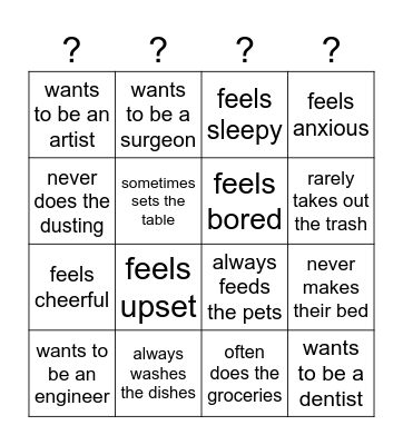 Find someone who... Bingo Card