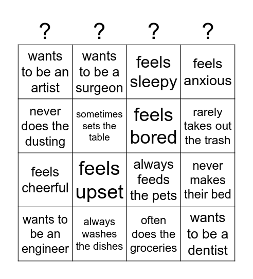 Find someone who... Bingo Card