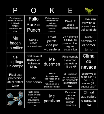 PokeBingo CHAMPIONS Bingo Card