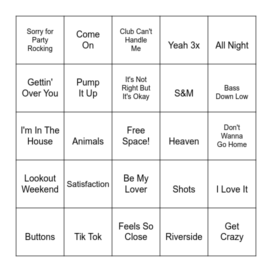 CABS ARE HERE! Bingo Card