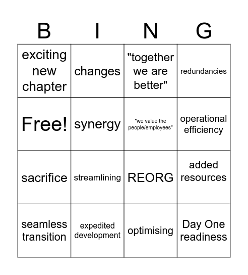 🔥Fireside chat🔥 BS BINGO Card