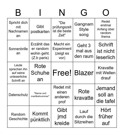 Curtibingo Card