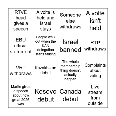 EBU Assembly Bingo Card