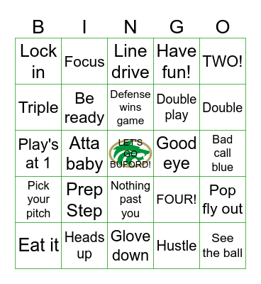 Wolves Bingo Card