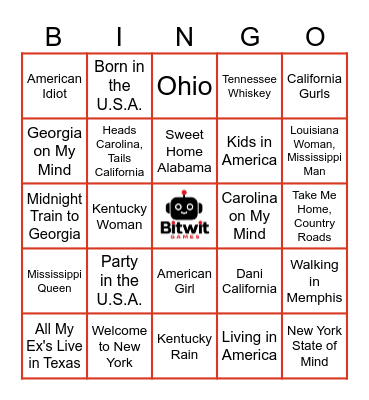 7.1.26 AMERICAN ROADTRIP Bingo Card