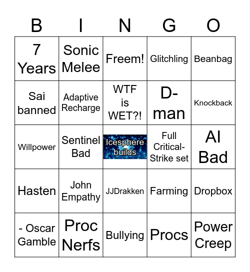 HC Discord Bingo Card