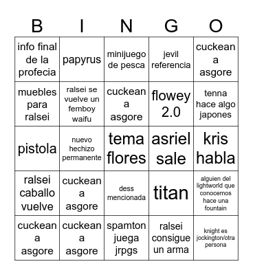 deltapollas Bingo Card