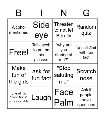 Emil bingo Card