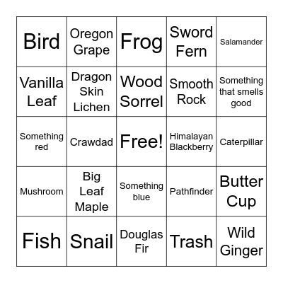 Stream Workshop Bingo Card