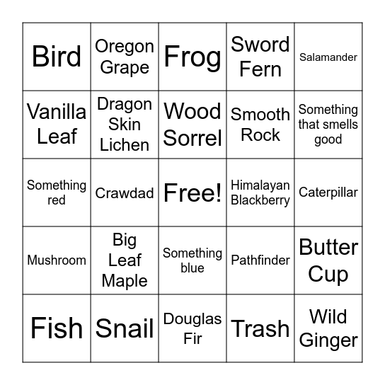 Stream Workshop Bingo Card