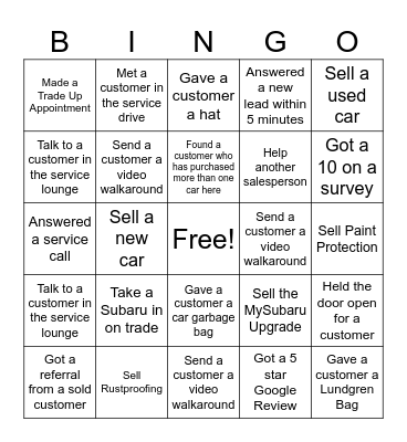 Onboarding Bingo! Bingo Card