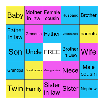 ASL These Hands Can Talk (Class 1) Bingo Card