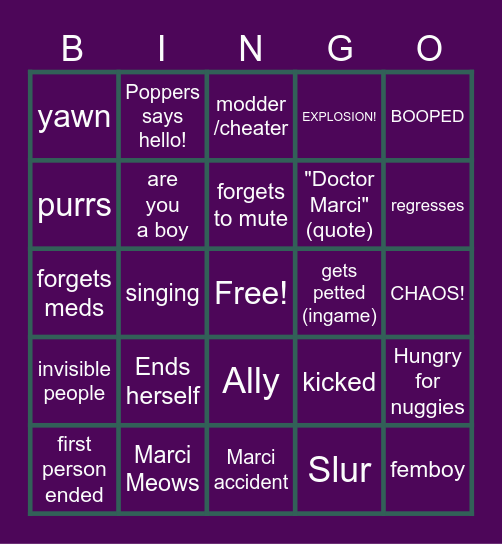 LOCKDOWN: Bingo Card