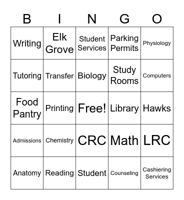 EGC Bingo Card