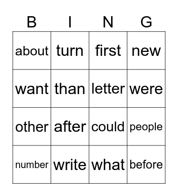 Grace Bingo 6/25/26 Bingo Card