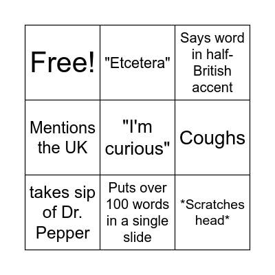 Don Bingo Card