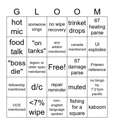 brungo2 Bingo Card