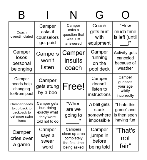 Teamworks 2026 Bingo Card