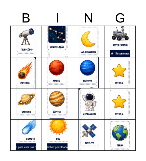 Uma noite no Espaço Bingo Card