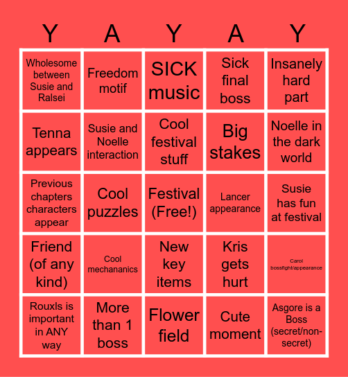 Souls Bingo (Ch.5) Bingo Card