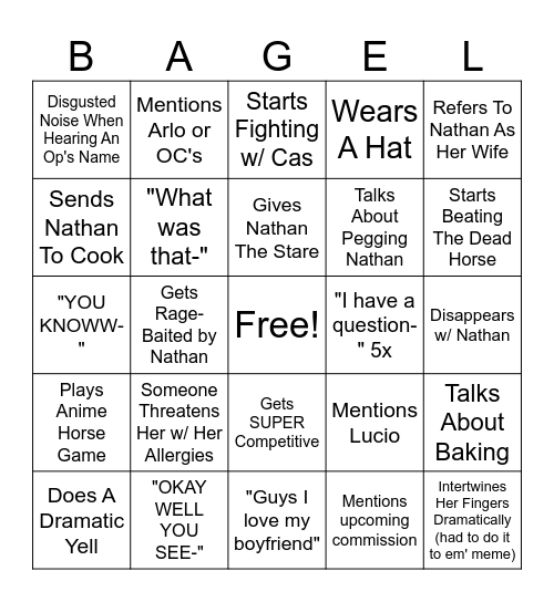 Uppy's Bingo Card