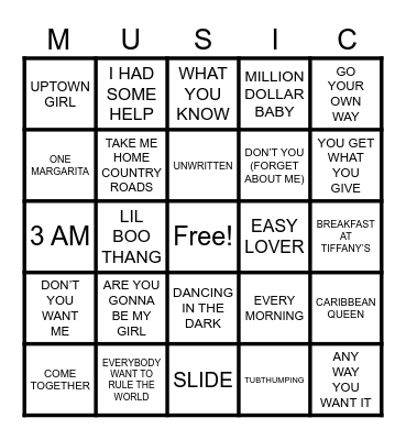 HAPPY BDAY AMERICA BINGO ROUND 3 Bingo Card