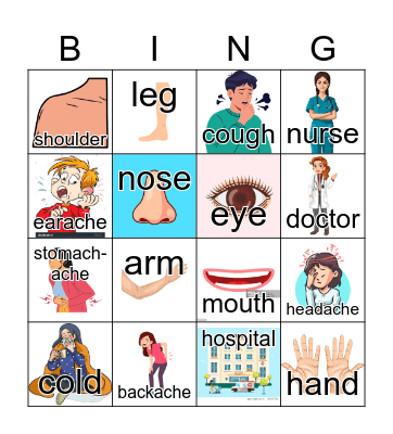 Kid's box 3 Unit 5 Bingo Card