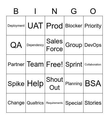 Retro Bingo Card