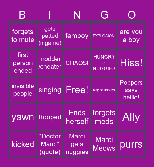 Lockdown Protocol Bingo Card