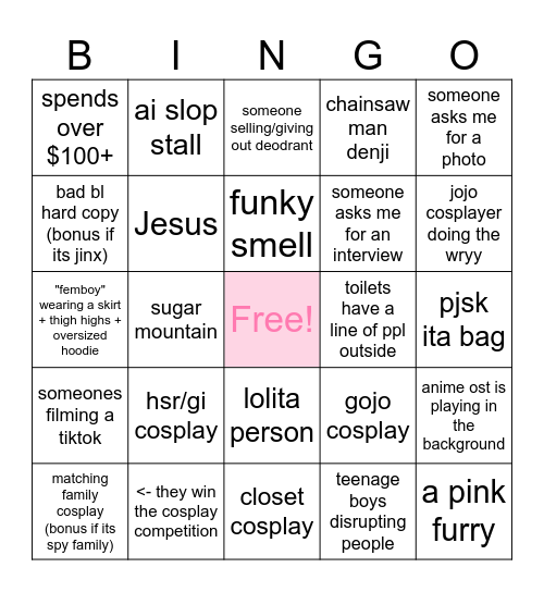 zivs supernova bingo Card