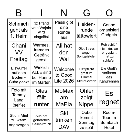 ASF 2026 Bingo Card