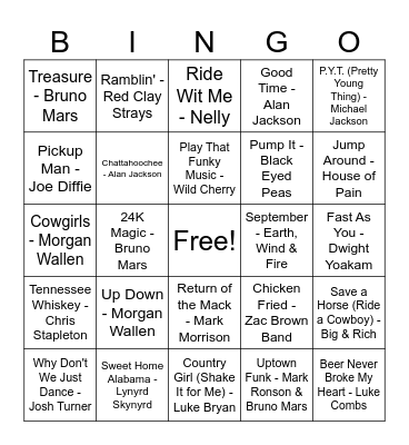 Whiskey friends vol 1 Bingo Card