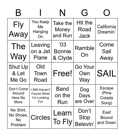 GetAwayLakeNoan26 Bingo Card