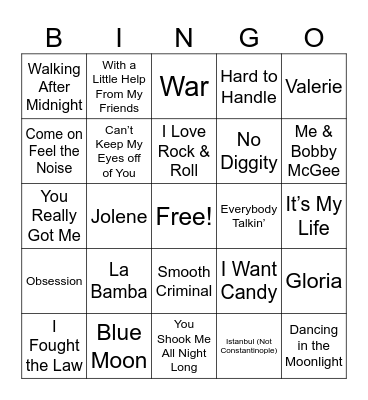 CoverSongsLN26 Bingo Card