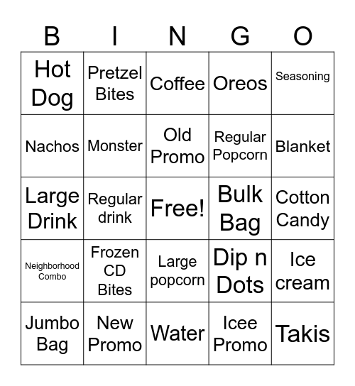 SPA BINGO Card