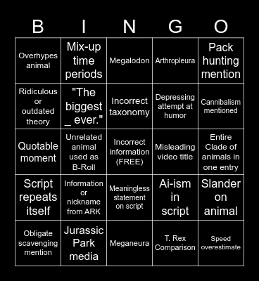 brother may i have some sludge Bingo Card