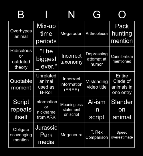 brother may i have some sludge Bingo Card