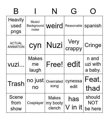 MD meme comp Bingo Card