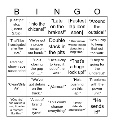 "phrases"      [seen on screen]       moments Bingo Card