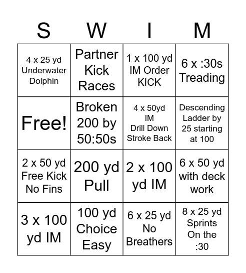 June 27th Random Holiday: National Bingo Day Bingo Card