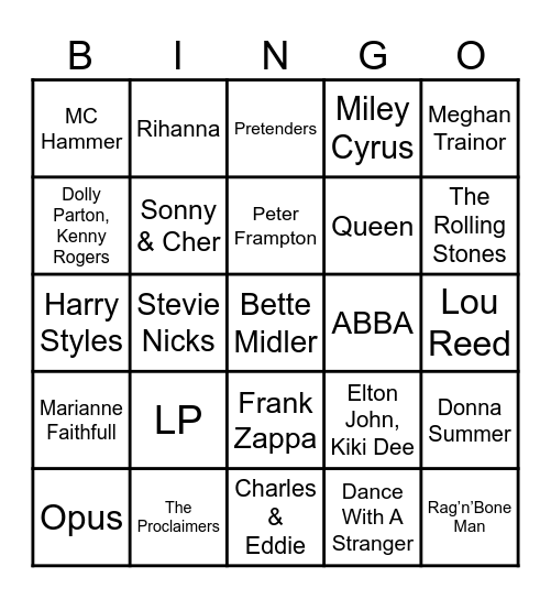 🌸 Bingo 124 🌸 Bingo Card