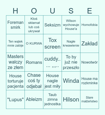 Dr Freak S07 Bingo Card