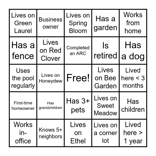 Red, white, & who? Find someone who... Bingo Card