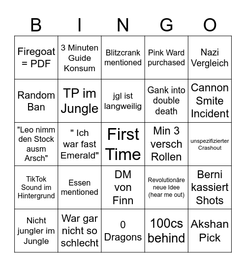 Shumi Flexqueue Experience Bingo Card