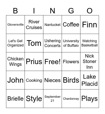 Anne's 80th Birthday Bingo! Bingo Card