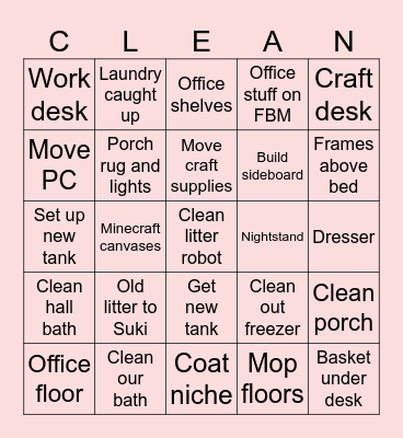 SEATTLE TRIP <3 Bingo Card