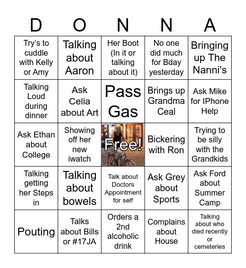 70th Bingo Card